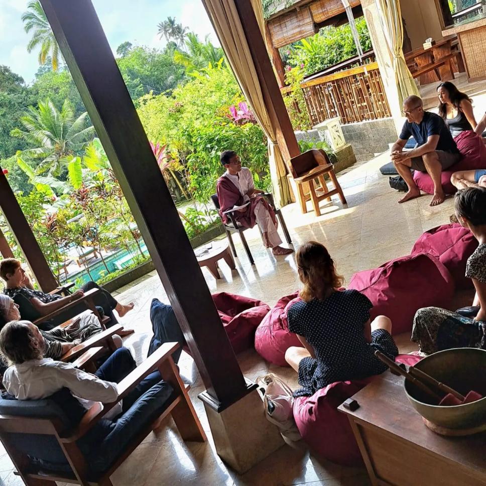 Villa Gaia Bali Ayurvedic, Wellness & Meditation Talk with Dr. Yogesh. 