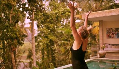 Yoga at Villa Gaia Retreat Center Plant Based Training