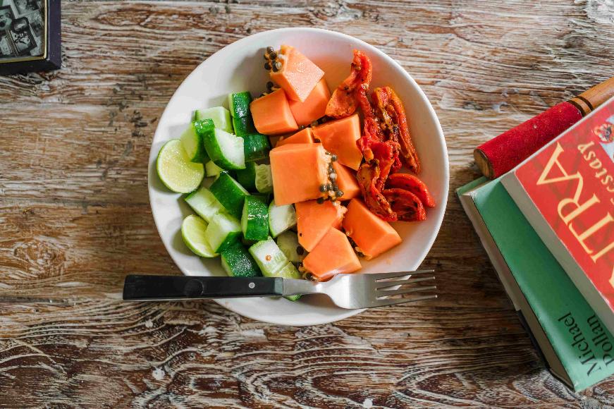 Alkalizing Fruits Veggies Bowl Detox Retreat Bali